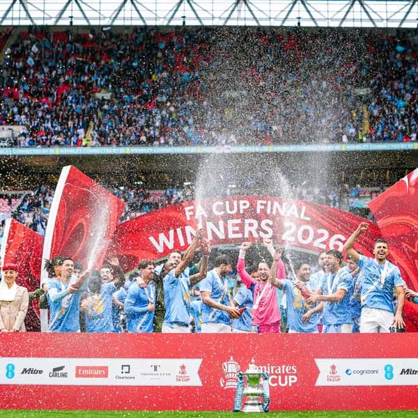 Manchester City FA Cup Winners 2026 Photograph Print