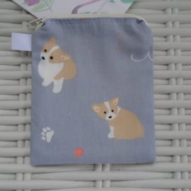 Corgi Small Dog Coin Purse or Card Holder.