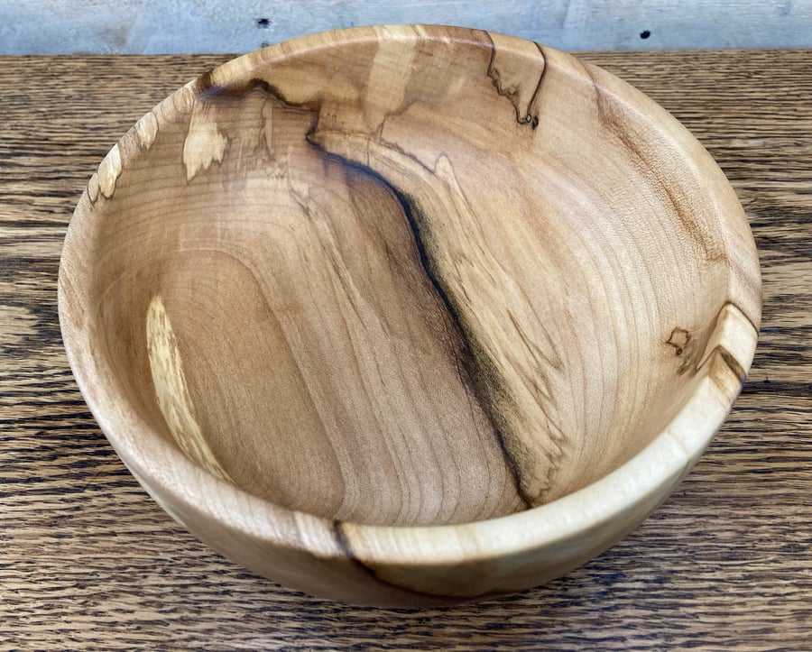 Spalted Sycamore Fruit or Salad Bowl