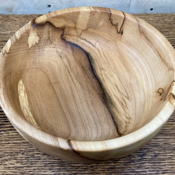 Spalted Sycamore Fruit or Salad Bowl