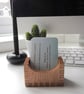 Oak Wood Business Card Holder - Image 6