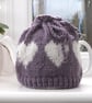 Valentines Heart tea pot cosy knitting pattern - Image 1