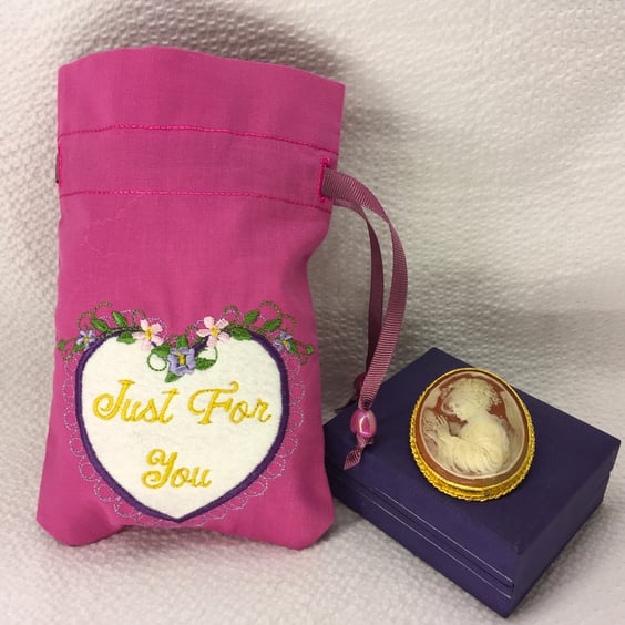 A Special  Gift Bag. ’Just for You’ ‘ Forget Me Not’ ‘ I’m Yours’ ‘Be Mine’