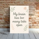  A4 Wall Print unframed 