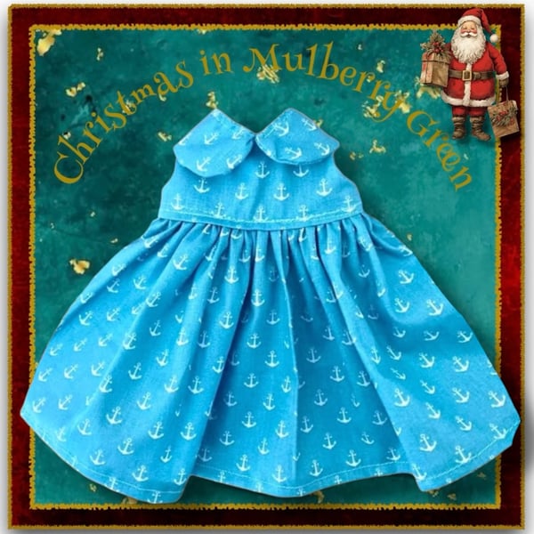 Turquoise Little Anchors Dress