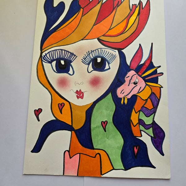 Fairy Witch Drawing 