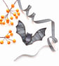 Stained Glass Bertie Bat Ornament - Image 1