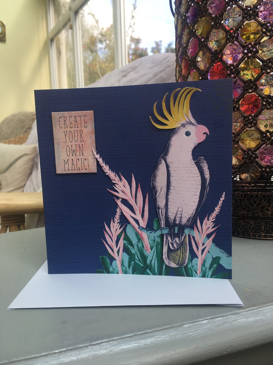 Create your own magic Cockatoo card