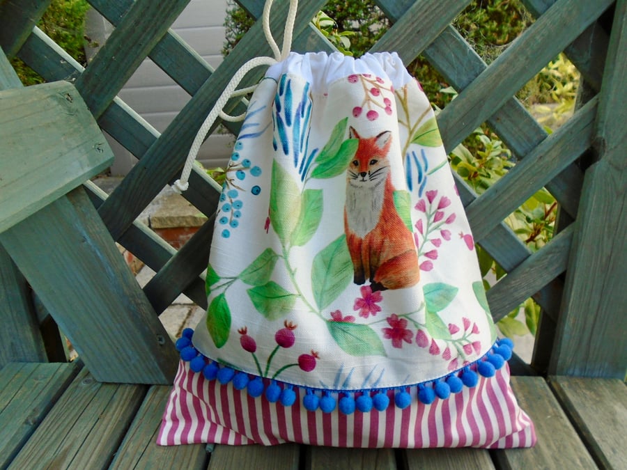 Cotton Drawstring Bag - Foxy Bag 