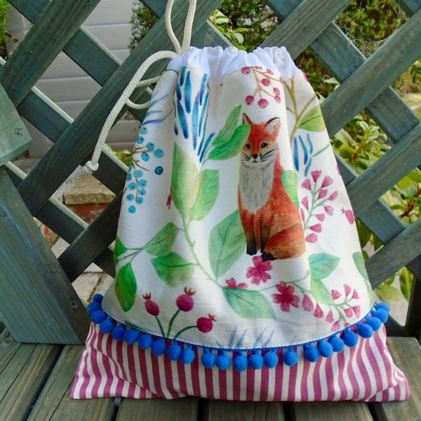 Cotton Drawstring Bag - Foxy Bag 