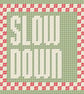 SLOW DOWN Needlepoint Pattern – Digital Tapestry Chart PDF - Image 2