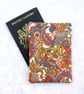 Passport Cover made from Liberty Tana Lawn, Pineapple Paisley design