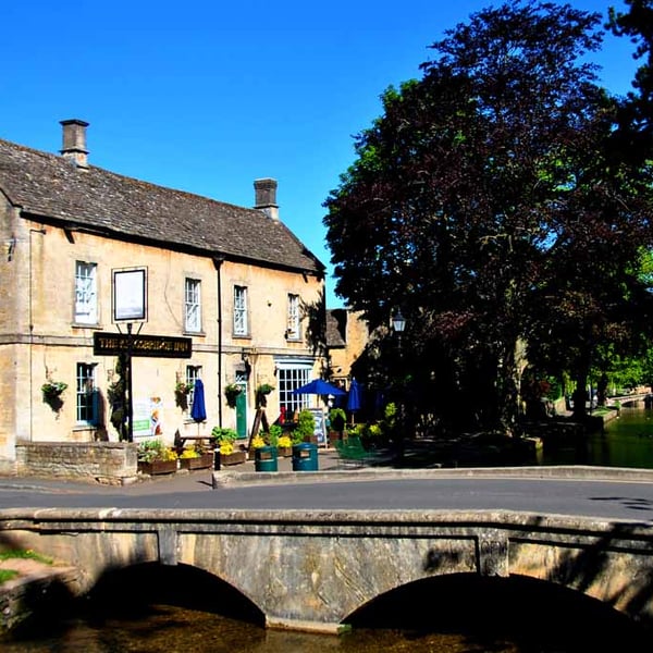 Kingsbridge Inn Bourton On The Water Cotswolds Photograph Print