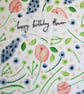 Happy birthday flower card - Image 5