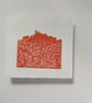 Castle ruins mini linoprint  - Image 3
