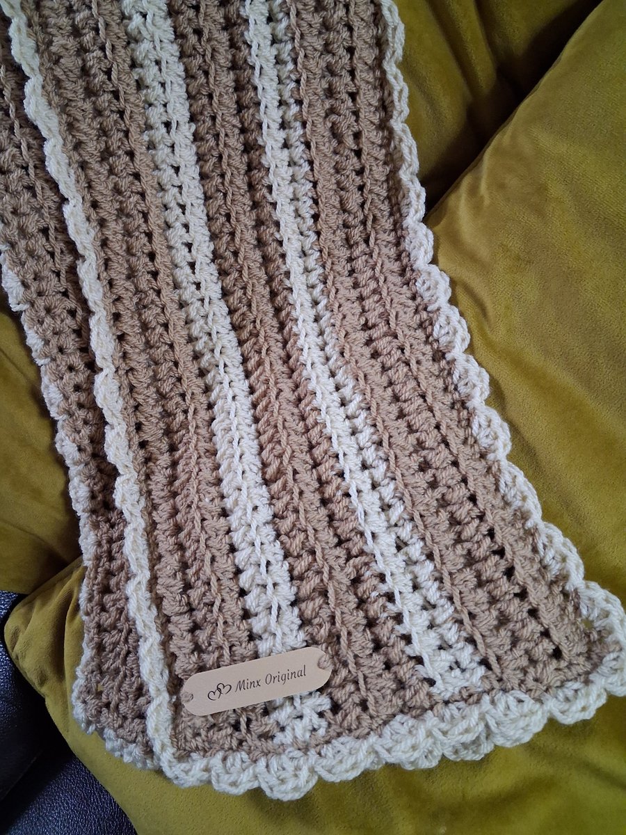 Handmade crochet scarf