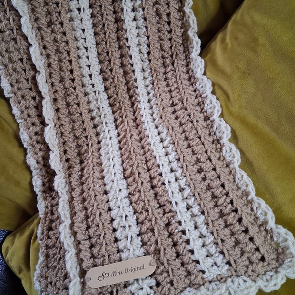 Handmade crochet scarf