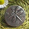 Handmade Silver Pewter Dragonfly Brooch