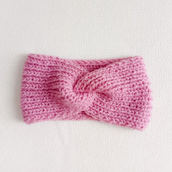 KNITTING PATTERN PDF Blossom Ribbed Headband