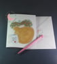 Beardy Bloke Having a Brew, Blank Card  - Image 2