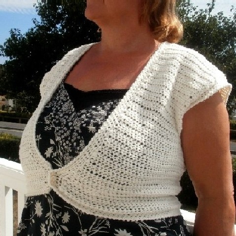 CROCHET PATTERN PDF Simple Shrug