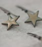 Enamel Star Dangly Earrings - Image 4