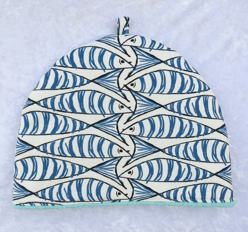   Tea cosy, Large tea cosy, nautical, fish
