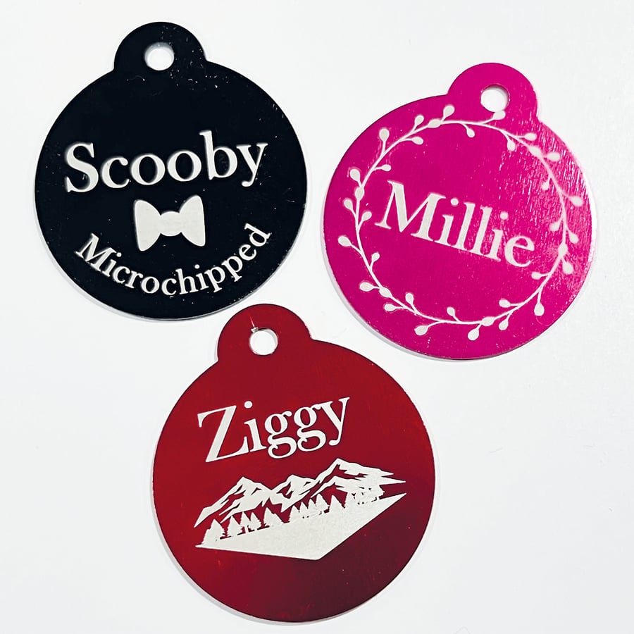 Dog Tag Personalised Pet Tag Cat Collar Cat Tag Name Dog ID Tag Puppy Name ID