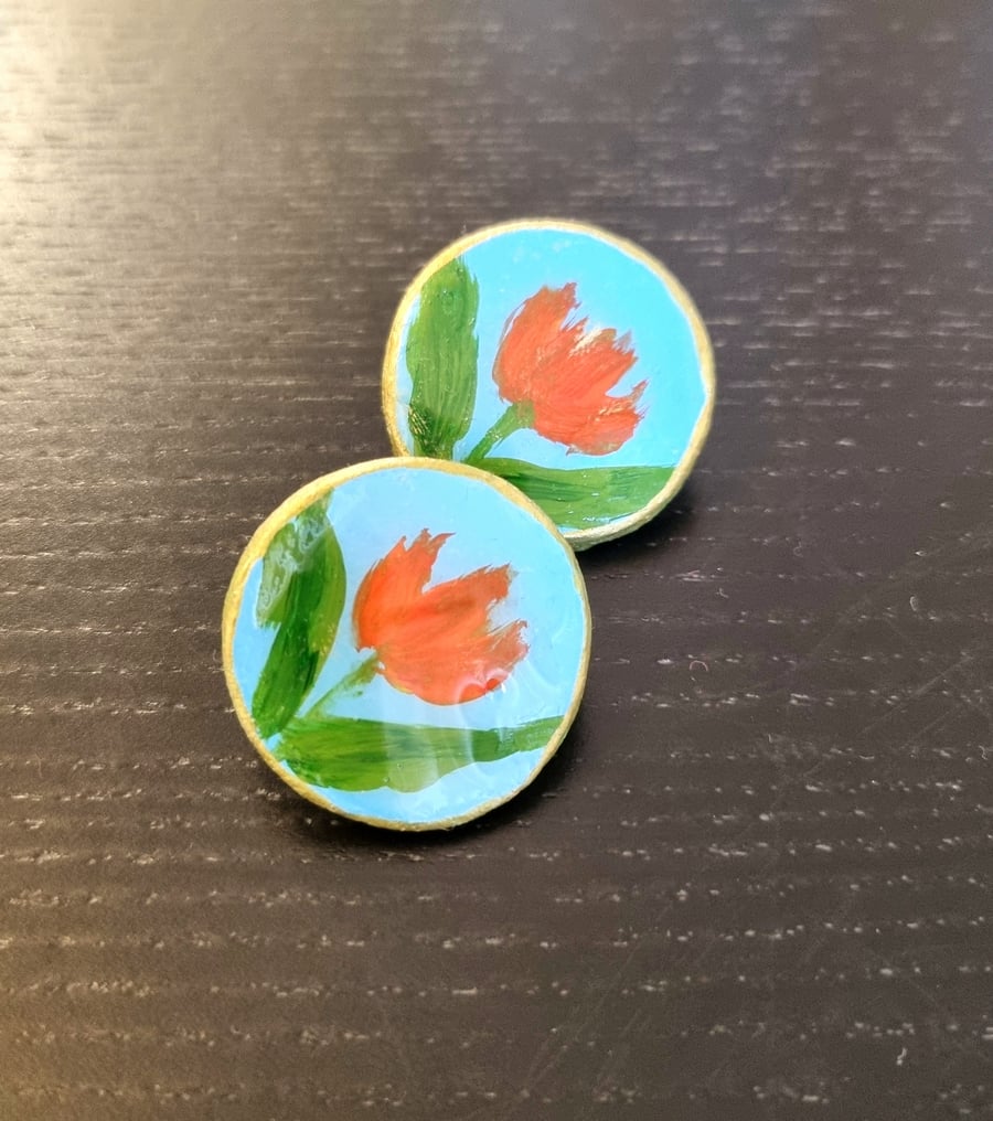 Nature-Inspired Artistic Earrings