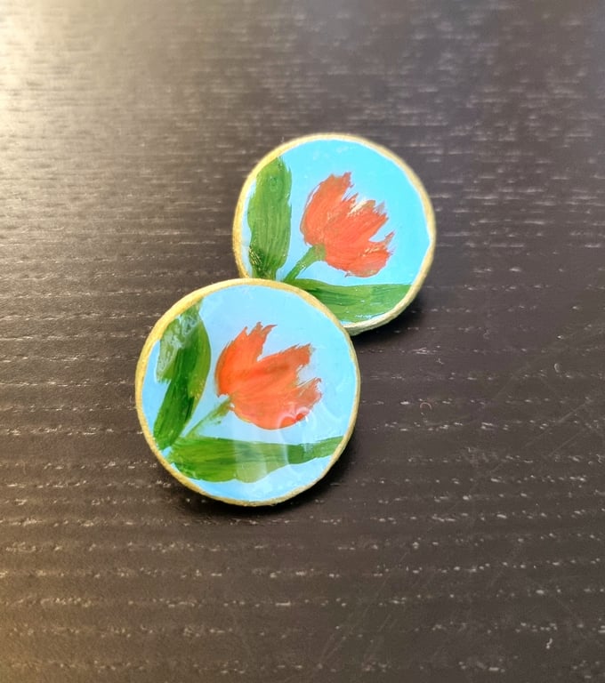 Nature-Inspired Artistic Earrings