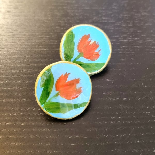 Nature-Inspired Artistic Earrings