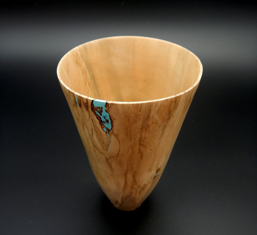 Small Woodturned Vase - Holly
