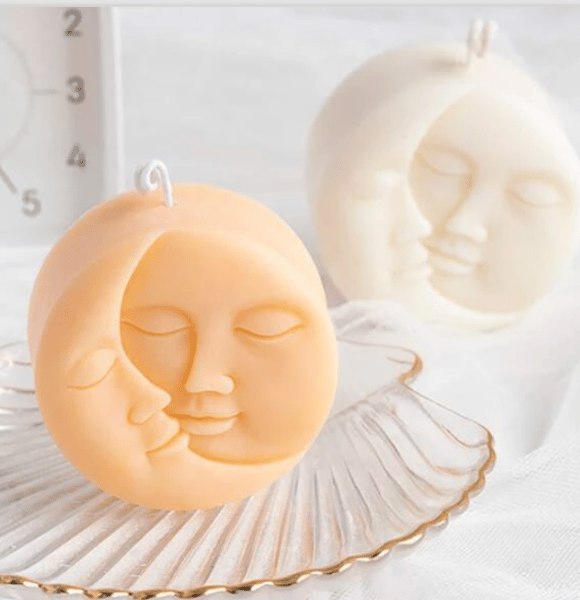 Sun and Moon Silicone Mould