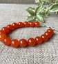 Quartzite Bracelet, Orange, SALE - Image 1