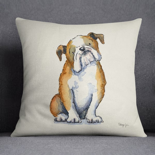 Bulldog Cushion