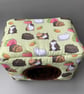 LARGE Guinea Pigs cosy bed. Cosy cube. Padded house for guinea pigs. - Image 3