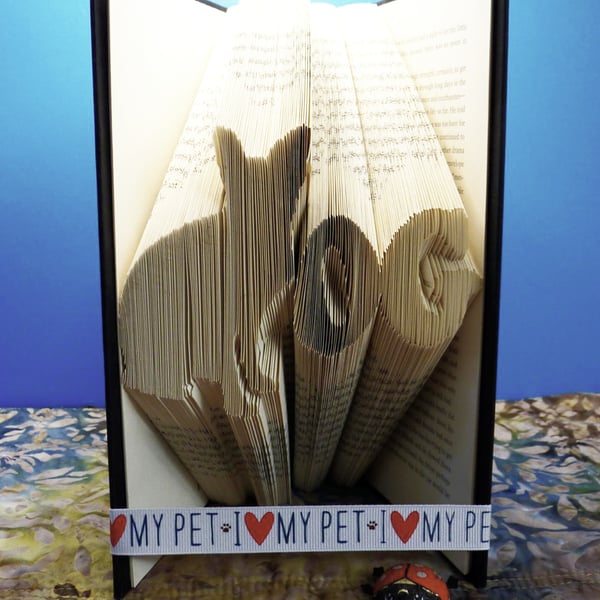 Dog MMF Book Folding Pattern - EMAILED PDF PATTERN