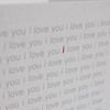 "i love you" greetings card
