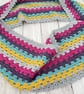 Rainbow Infinity Scarf - Handmade - Crochet - Multicoloured - Gifts for Her - Image 3