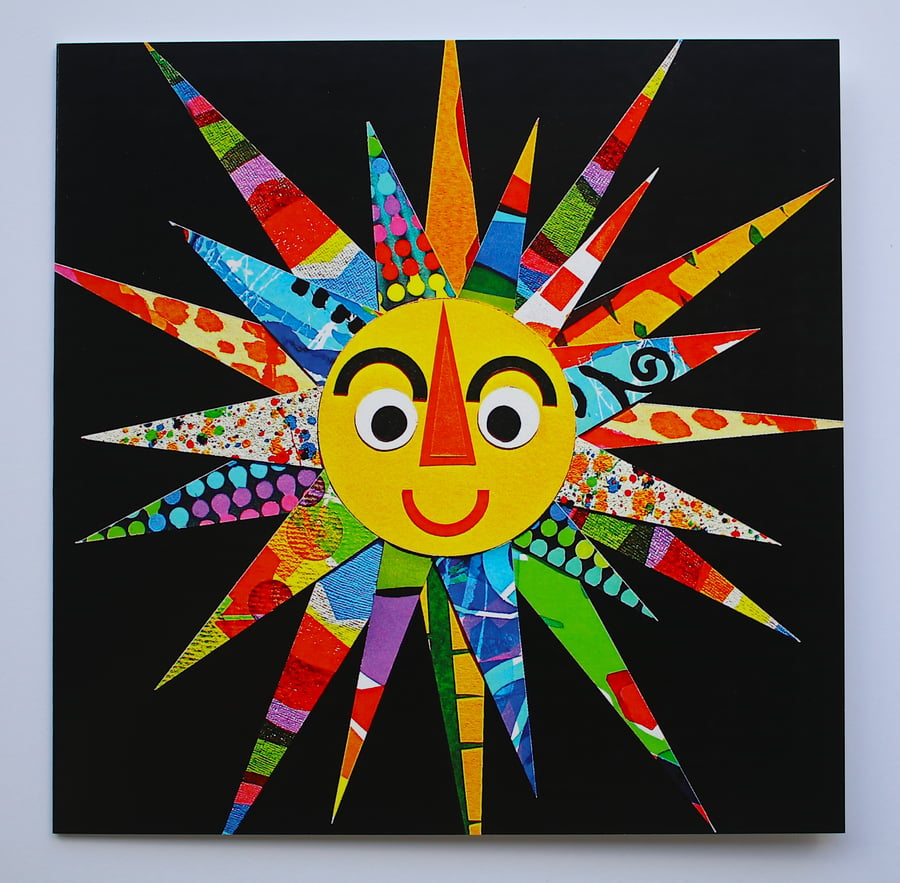 HERE COMES THE SUN-BLANK GREETINGS CARD