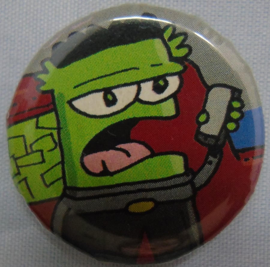 Comics Badge - Green Monster