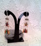 Cone Beads and Crystal Pendant on a Crystal Necklace with Matching Earrings - Image 10