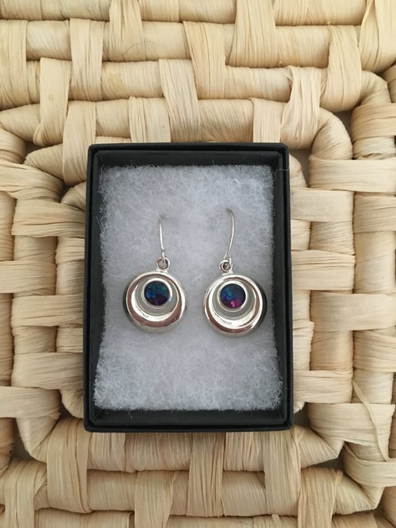 Double Round Earrings