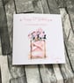 Personalised Birthday Card Pretty Pink Floral Perfume Woman's Happy Birthday - Image 3