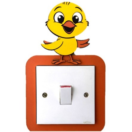 Cute Duck Kids Light Switch Surround  - FREE UK SHIPPING
