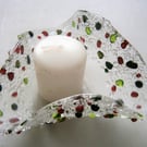 Fused glass decorative dish