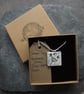 Handmade Ceramic Cow Parsley and swallows pendant - Image 6