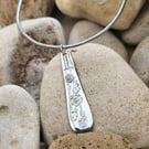 Upcycled cake fork handle pendant - Cutlery Collection