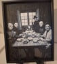 Horror Legends Dinner Scene 3D HueForge Print - 8 x 6.5 Inch - Framed 