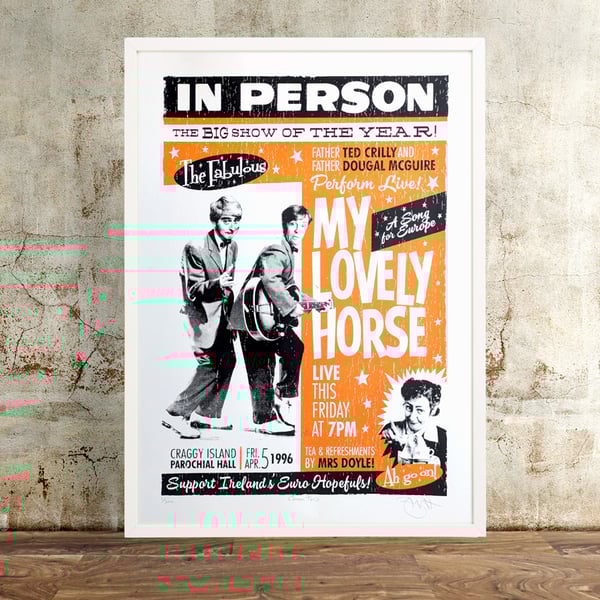 Father Ted Hand Pulled Limited Edition Screen Print